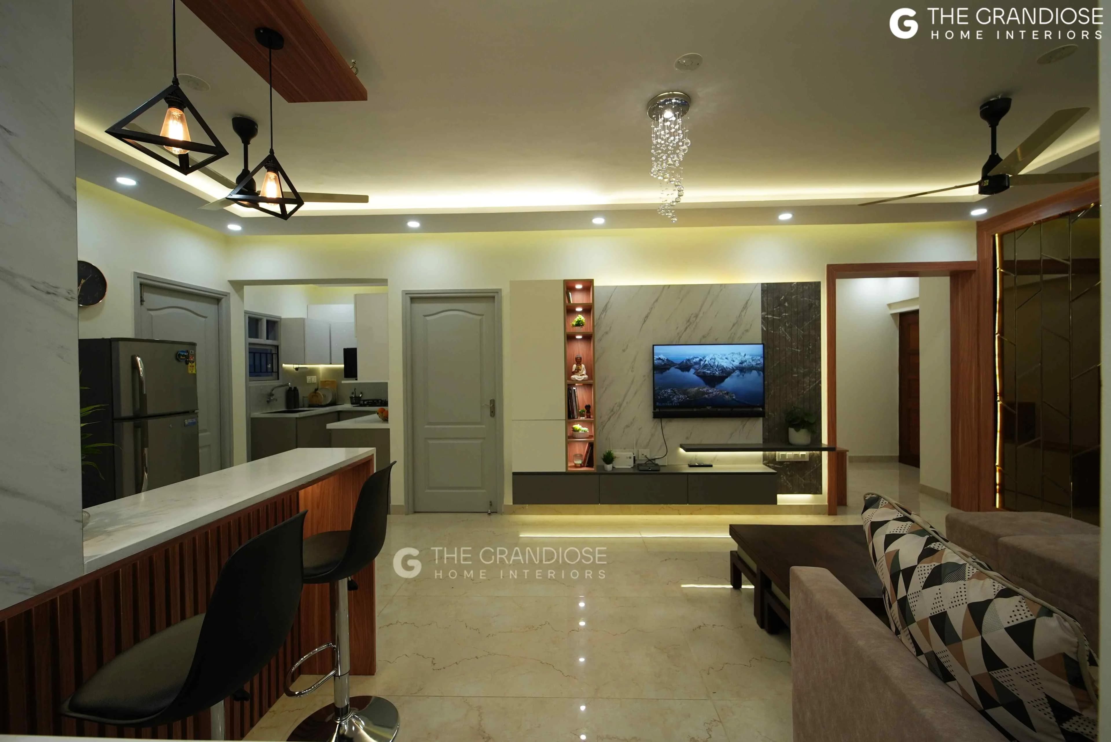 Structural modifications and false ceiling work